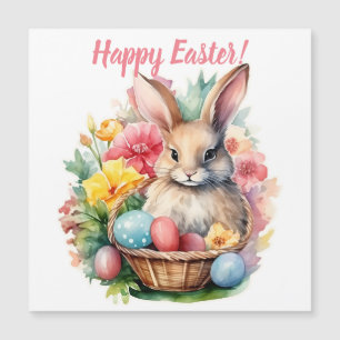Happy Easter Bunny Watercolor