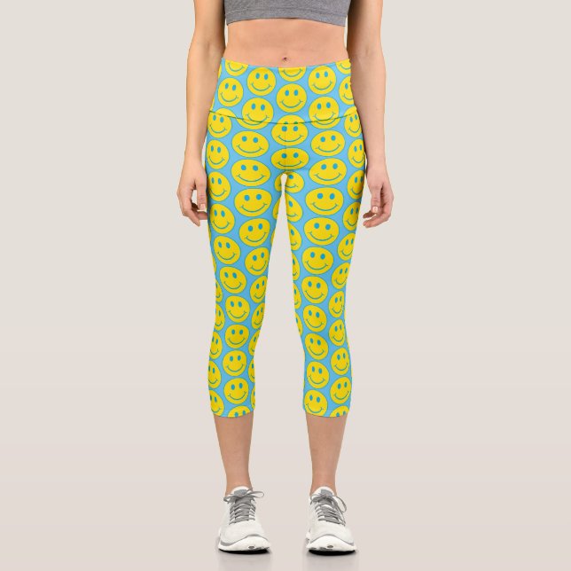 Happy Face Capri Leggings (Anverso)