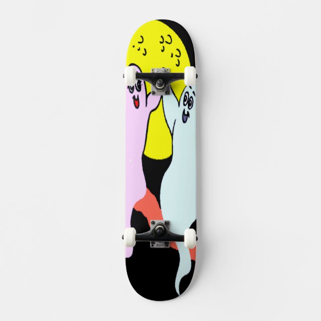 Happy Ghosts Skateboard (Anverso)