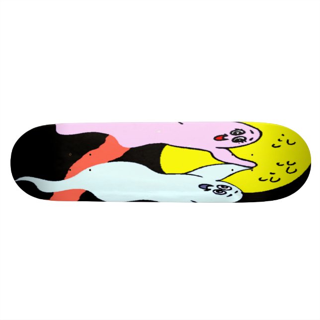 Happy Ghosts Skateboard (Horizontal)