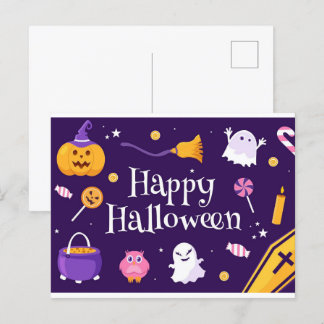 HAPPY HALLOWEEN 12 postal
