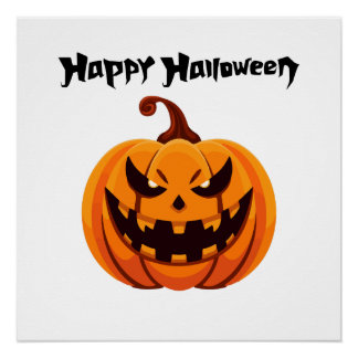 Happy Halloween Poster brillant