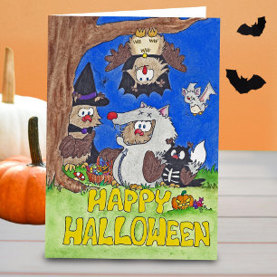 HAPPY HALLOWEEN Tarjeta de saludo de Nicole Janes