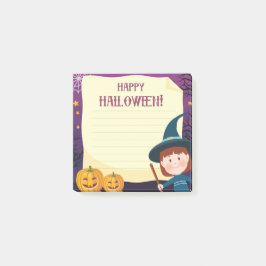 Happy Halloween Witch 3" x 3" Notas Post-it®