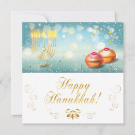 Happy Hanukkah Festival Menorah