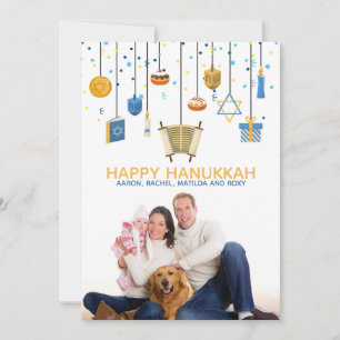 Happy Hanukkah Icons Personalizado Photo
