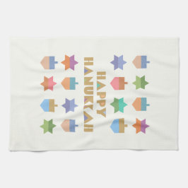 Happy Hanukkah Kitchen Toallas