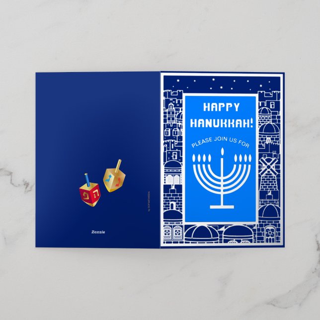 Happy Hanukkah Menorah Jewish luxury (Distribución Exterior )