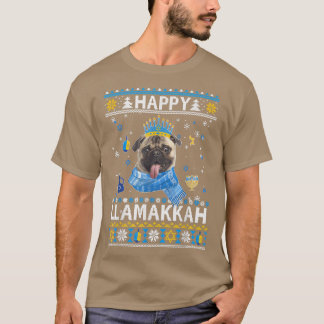 Happy Hanukkah Pug Hanukkah Ugly Sweater Christmas