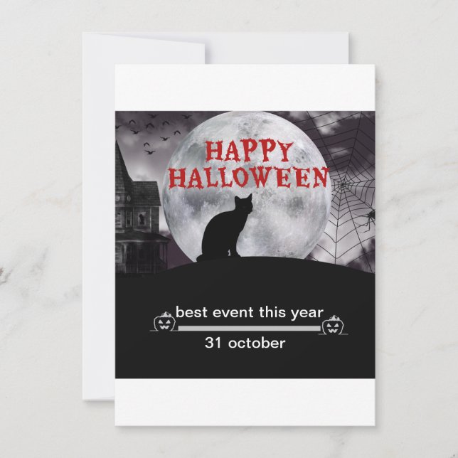 happy holloween  (Anverso)