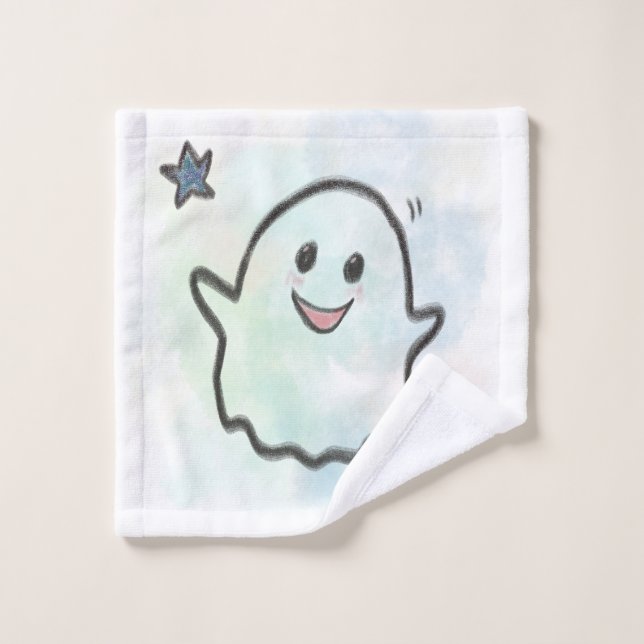 Happy little ghost  (Toallita)