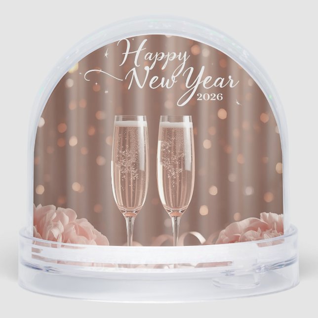 happy new year 2026 champagne lights (Reverso)