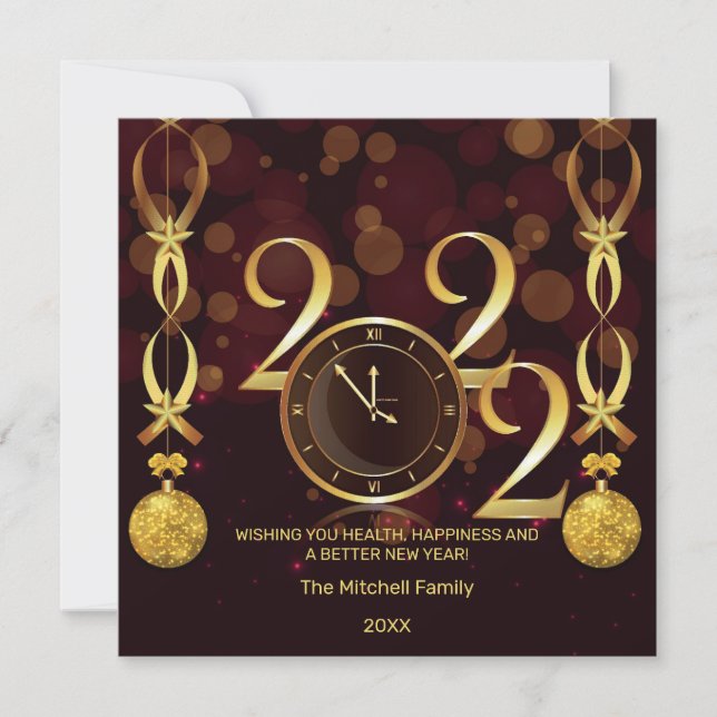 happy new year merry christmas (Anverso)