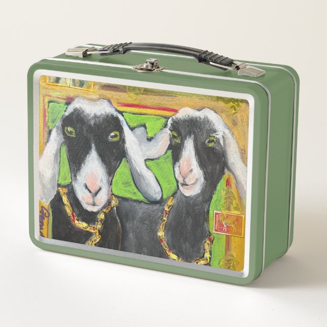 Happy Nigerian Goats lunch box (Anverso)