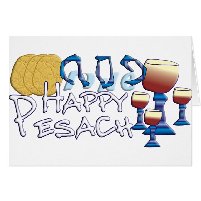 Happy Pesach (Anverso (Horizontal))