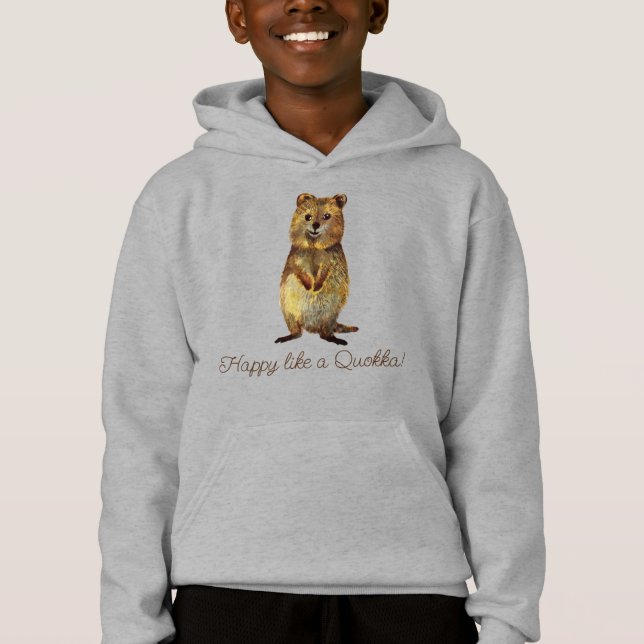 Happy Quokka Hoodie (Anverso)