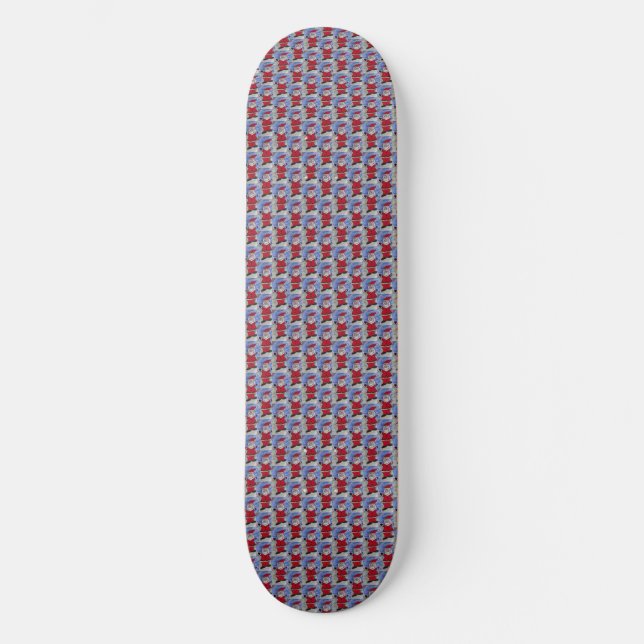 Happy Santa Skateboard (Anverso)