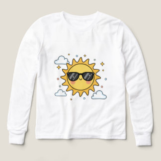 Happy Smiling Sun Cartoon - Minimalist Kawaii Suns