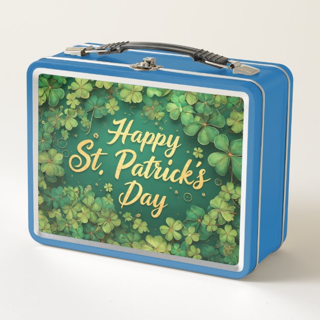 Happy St. Patrick’s Day Clover Design (Anverso)