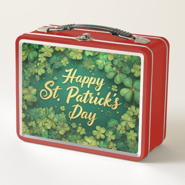 Happy St. Patrick’s Day Clover Design (Anverso)