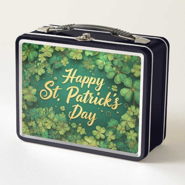 Happy St. Patrick’s Day Clover Design (Anverso)