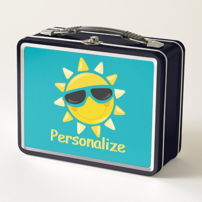 Happy Sunshine Guay Sun Gafas de sol personalizada (Anverso)