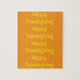 Happy Thanksgiving Day Jigsaw Puzzle 
