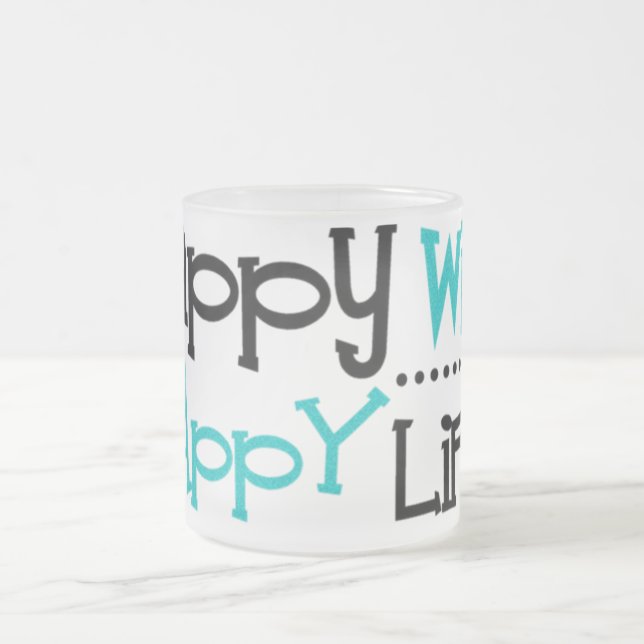 Happy Wife, happy Life taza (Centro)