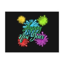 Happy Year New tarjeta postal