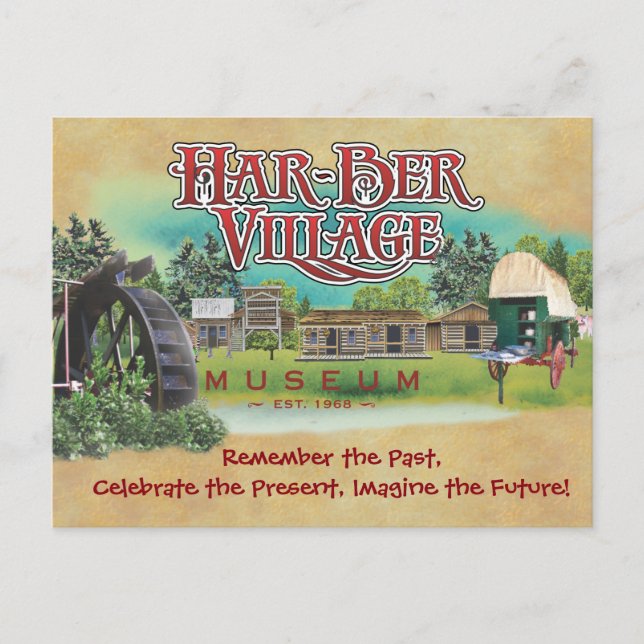 Har-Ber Village postal 15r (Anverso)