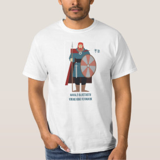 Harald Bluetooth - camiseta Viking King of Dinamar