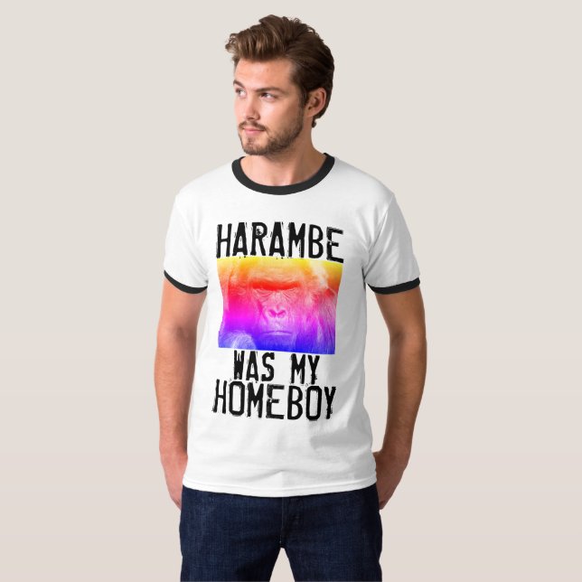 HARAMBE ERA MI Camiseta HOMEBOY (Anverso completo)