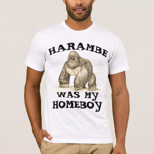 HARAMBE ERA MI HOMEBOY, Camisetas GORILLA