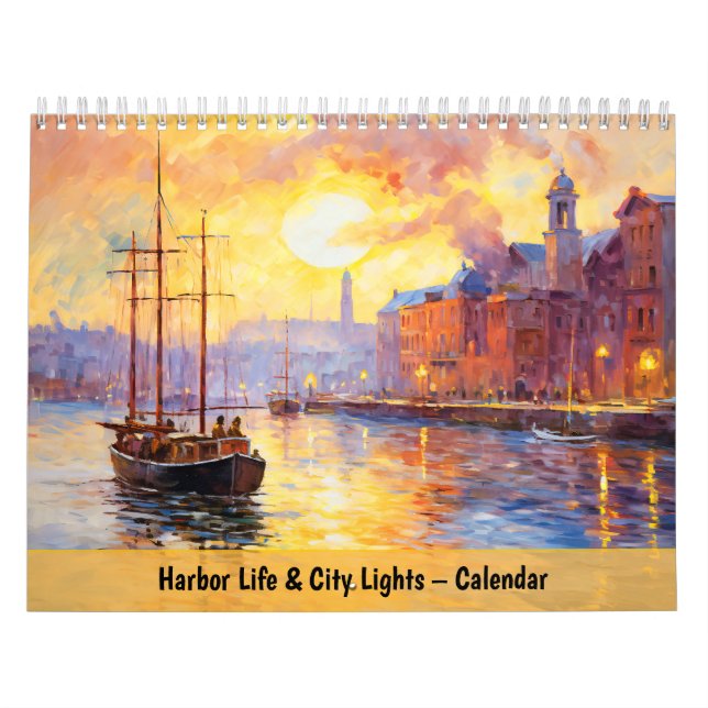 Harbor Life & City Lights – Calendario (Tapa)