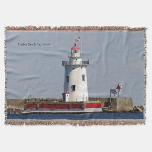 Harbour Beach Lighthouse arroja manta