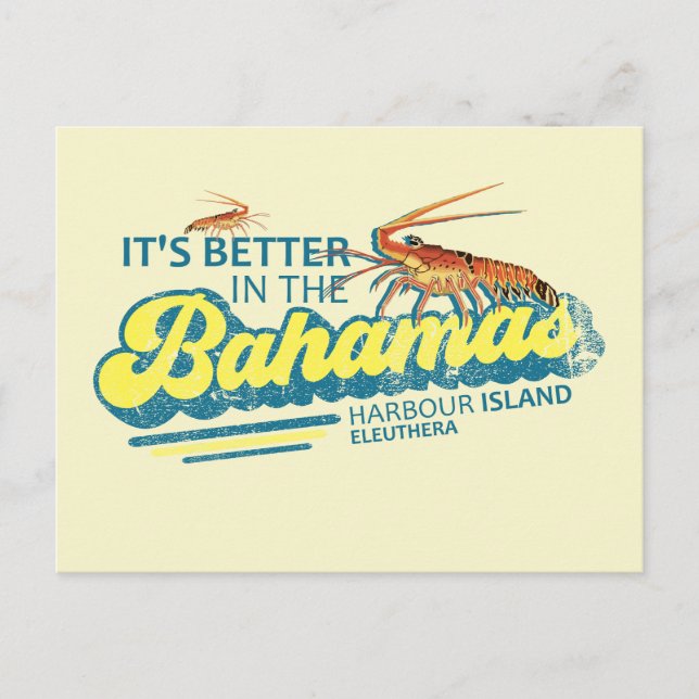 Harbour Island Bahamas postales cruceros de vacaci (Anverso)