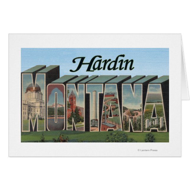 Hardin, Montana - Escenas de letras grandes (Anverso (Horizontal))