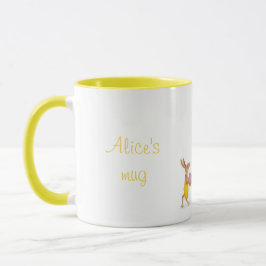 Hares en una taza personalizada de caza de huevos 