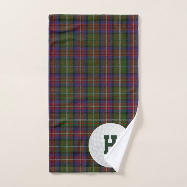 Hargis Clan Tartan Plaid Golf Toalla (Toalla de mano)
