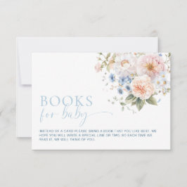 Hargrove Blue Floral Books Para La Tarjeta De Soli