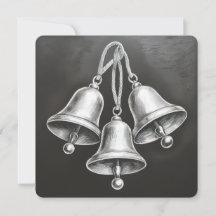 Hark, cómo las campanas: Tarjeta de Navidades Mini