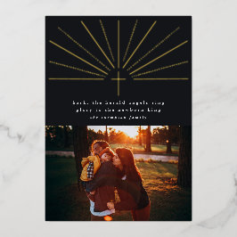 Hark La Tarjeta De Fotos De Feriado De Los Relieve