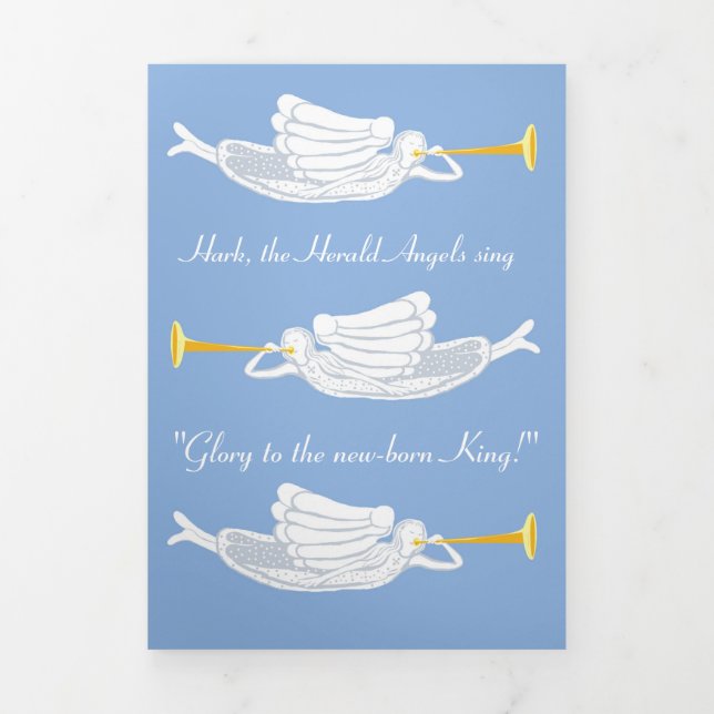 Hark la tarjeta de Navidades canta ángeles del her (Foto de portada)