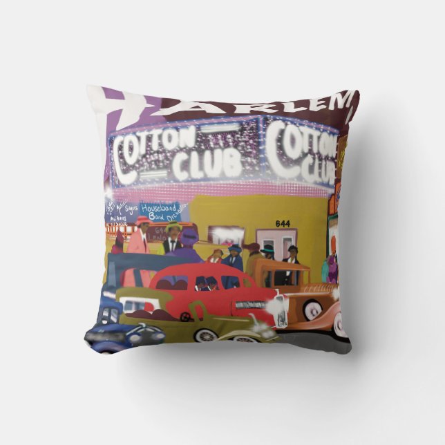 Harlem - El Cojín decorativo de los años 20 (Anverso)