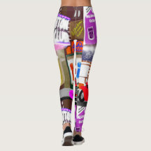 Harlem - Roaring Leggings vintage de CottonClub de