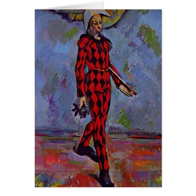 Harlequin de Paul Cezanne- (Frente)