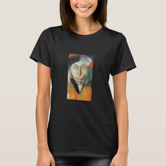 Harlequin en rojo: camiseta artística (Anverso)
