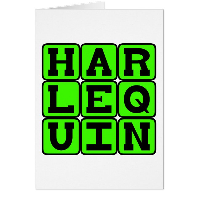 Harlequin, Figura de Payaso (Frente)