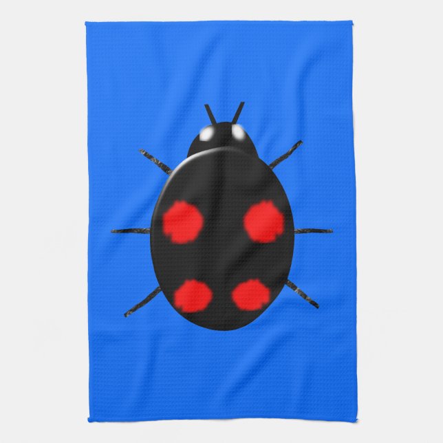 Harlequin Ladybird Kitchen Toalla (Vertical)