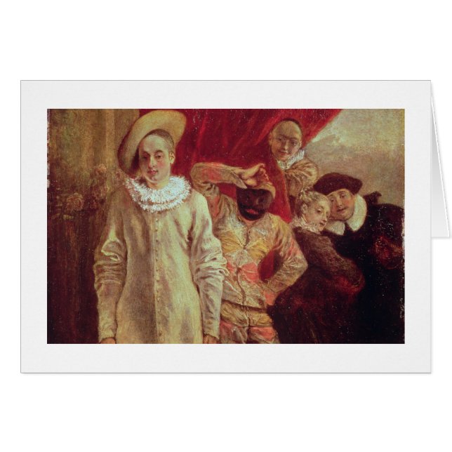 Harlequin, Pierrot y Scapin, actores de COM (Anverso (Horizontal))